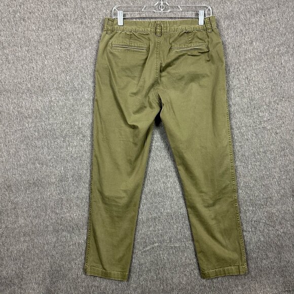 Current/Elliott Olive Green Ankle Pants Womens Size 28 Cotton Comfortable - Picture 9 of 14